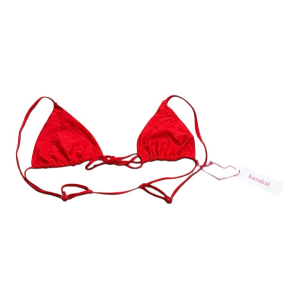 kasakai swimwear Red Bikini top